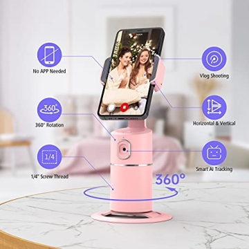 Auto Face Tracking Phone Holder for Effortless Vlogging