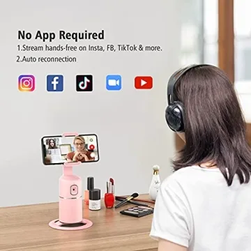 Auto Face Tracking Phone Holder for Effortless Vlogging