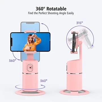 Auto Face Tracking Phone Holder for Effortless Vlogging