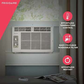 Frigidaire FFRA051WAE 5000 BTU Window Air Conditioner