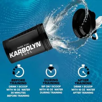 EFX Sports Karbolyn Fuel | Fast-Absorbing Carbohydrate Powder | Carb Load, Sustained Energy, Quick Recovery | Stimulant Free | 37 Servings (Neutral)