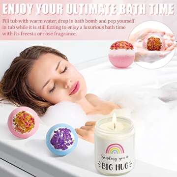 Get Well Soon Gifts for Women, Inspirational Birthday Gifts for Women, Self Care Package Get Well Gift Baskets for Friends After Surgery, Sympathy Thinking of you Gifts, Feel Better Cancer Care Gifts