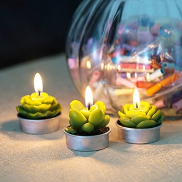 Cactus Tealight Candles Set for Weddings and Home Decor