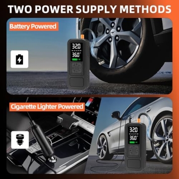 Calmara Y34 Tire Inflator - Fast, Cordless, and Reliable