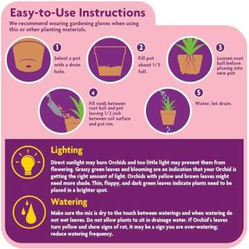 Miracle-Gro Orchid Potting Mix Coarse Blend, For Indoor or Outdoor Container Plants, Feeds for up to...