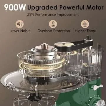 8.5QT Kitchen Stand Mixer, 900W Powerful Electric Mixer