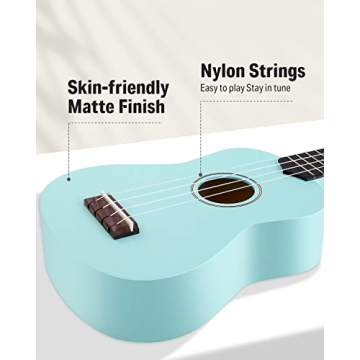 Donner Soprano Ukulele Beginner Kit with Free Online Lessons