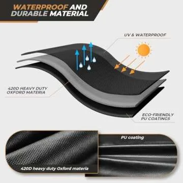 Egg Chair Cover Waterproof Double Egg Chair Covers for Outdoor Furniture 420D Patio Hanging Swing Chair Cover 91x80 inches