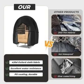 Egg Chair Cover Waterproof Double Egg Chair Covers for Outdoor Furniture 420D Patio Hanging Swing Chair Cover 91x80 inches