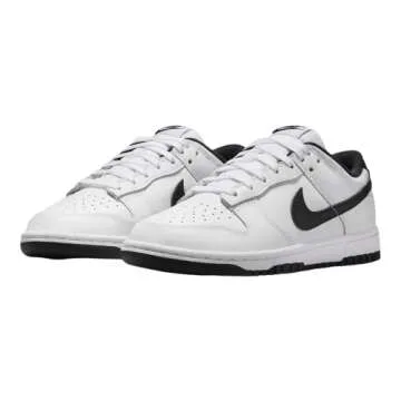 Nike Women's Dunk Low Sneakers - White Black Comfort