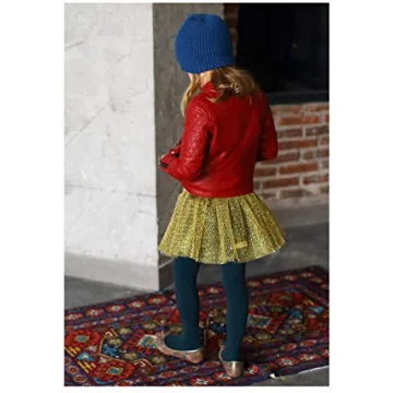 Girls Moto Bomber Faux Jacket for Trendy Outdoor Fun