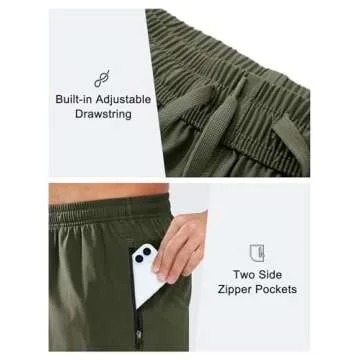 NORTHYARD Men's Athletic Running Shorts 7/9/5 Inch Quick Dry