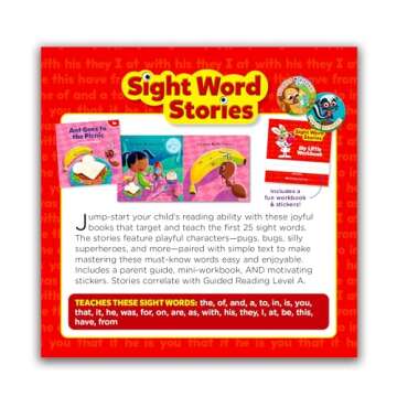 Sight Word Stories: Guided Reading Level A for Young Readers