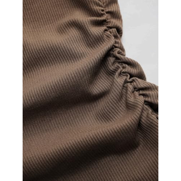 CIDER Women's Asymmetrical Off-The-Shoulder Top