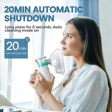Nebulizer - Nebulizer Machine for Adults and Kids, Portable and Handheld Mesh Nebulizer for Breathing Problems with 3 Masks, Ultrasonic Mesh Nebulizer