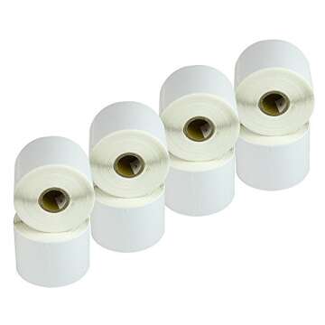 enKo (8 Rolls, 2,400 Labels) Address, Shipping & Barcode Labels 30256 (2-5/16 x 4") Compatible for D...