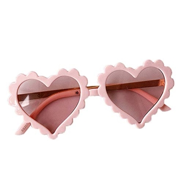 BULINGNA Kids Toddler Baby Girl Boy Heart Shaped Anti-UV Sunglasses, Eyewear Glasses for Party Photo...