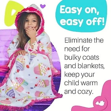 Birdy Boutique Car Seat Poncho - Safe and Cozy Winter Gear