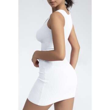 CHYRII Women's Summer Two Piece Square Neck Outfit