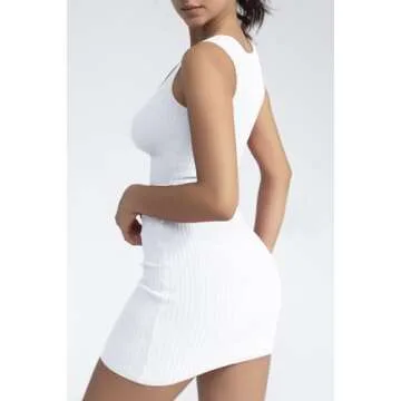 CHYRII Women's Summer Two Piece Square Neck Outfit