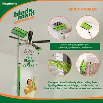 Blade Maid Ceiling Fan Cleaner with Extendable Pole