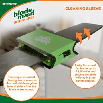 Blade Maid Ceiling Fan Cleaner with Extendable Pole