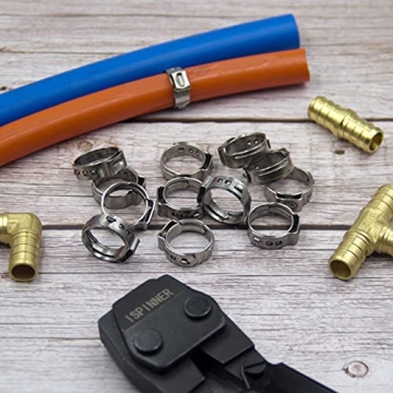 Durable PEX Clamps - 50pcs 1/2 Inch for Plumbing Projects