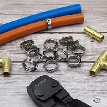 Durable PEX Clamps - 50pcs 1/2 Inch for Plumbing Projects