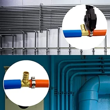 Durable PEX Clamps - 50pcs 1/2 Inch for Plumbing Projects