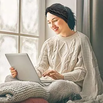 Warm & Stylish 4 Pack Winter Knit Headbands