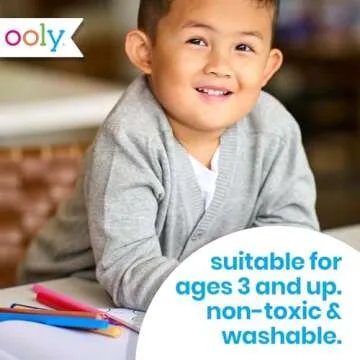 Ooly Color Together Dual Tip Markers - 18 Colors, 12 Bright & 6 Skin Tone, Brush and Fine Tip on Each Marker for Kids, Double Ended Markers for Art Supplies & Stationery Sets - Brush/Fine Tips