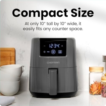 Chefman Mini Air Fryer - Compact & Digital Cooking Solution