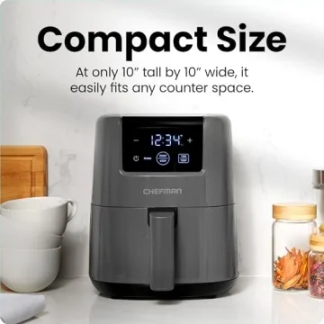 Chefman Mini Air Fryer - Compact & Digital Cooking Solution