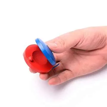 Vibrant 12 Pcs Musical Castanets for All Ages