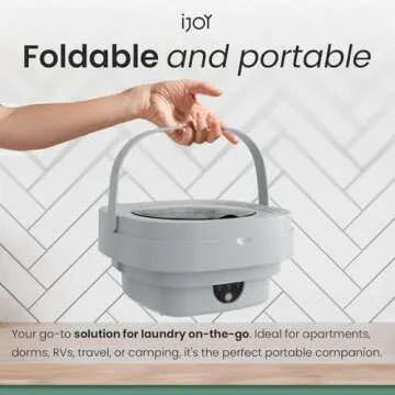 iJoy Large Capacity Portable Washing Machine for Small Spaces