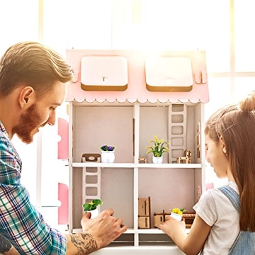 16 Miniature Bonsai Plants for Dollhouse Decoration