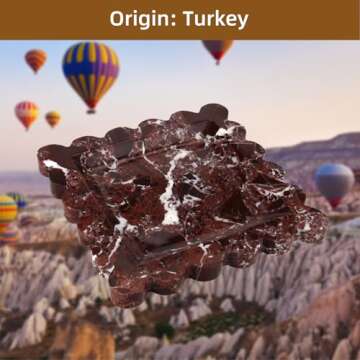 HESHIBI Square Marble Decorative Tray with Scalloped Edge,Luxury Natural Stone Bathroom Vanity Tray, Dresser Top Perfume Coffee Home Kitchen Sink Tray, Key Trinket Ring Tray (Rosso Lepanto, 8 * 8)