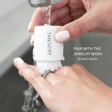 Shinery Radiance Brush - Luxury Jewelry Cleaning Brush, Professional Grade - Perfect for Rings, Necklaces, Bracelets, Earrings, and Watches - Must-Have for Jewelry Lovers