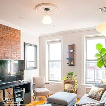 Ekena Millwork CMP16BA Baltimore Ceiling Medallion, 16"OD, Unfinished