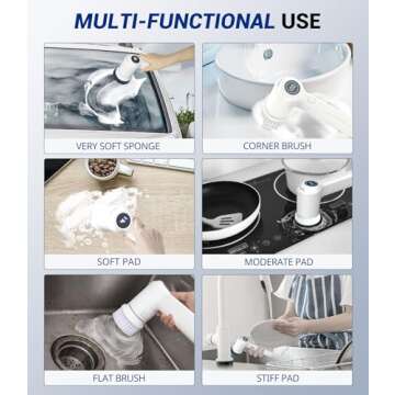 Cordless Electric Spin Scrubber for Effortless Cleaning