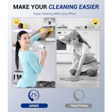 Cordless Electric Spin Scrubber for Effortless Cleaning