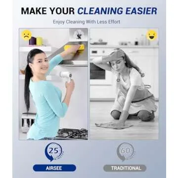 Cordless Electric Spin Scrubber for Effortless Cleaning