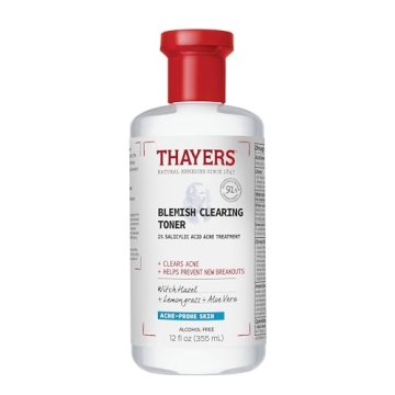 Thayers Blemish Clearing Salicylic Acid Toner, Acne Treatment Face Toner with 2% Salicylic Acid, Soo...