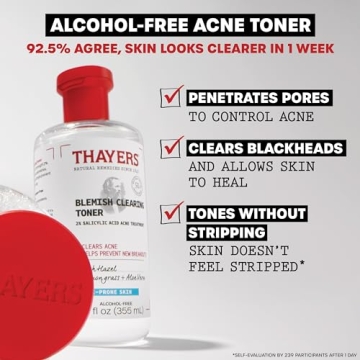 Thayers Blemish Clearing Face Toner, 2% Salicylic Acid Treatment