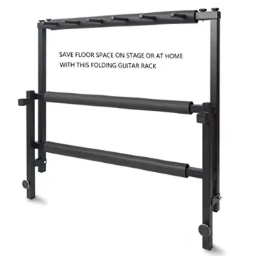 Morimoe Guitar Stand for 5 Guitars - Foldable Rack