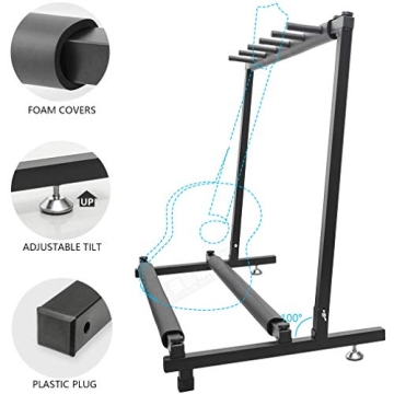 Morimoe Guitar Stand for 5 Guitars - Foldable Rack