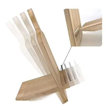 Adjustable Wood Cookbook Stand for Rustic Kitchen Decor