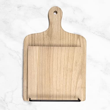 Adjustable Wood Cookbook Stand for Rustic Kitchen Decor