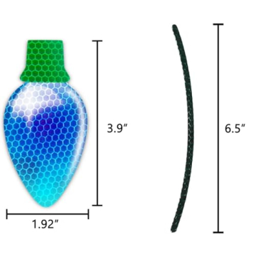 72PCS Christmas Car Decorations - Magnetic Ornaments