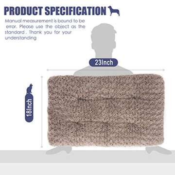 Ultra Soft MIXJOY Dog Bed Perfect for Crates and Homes